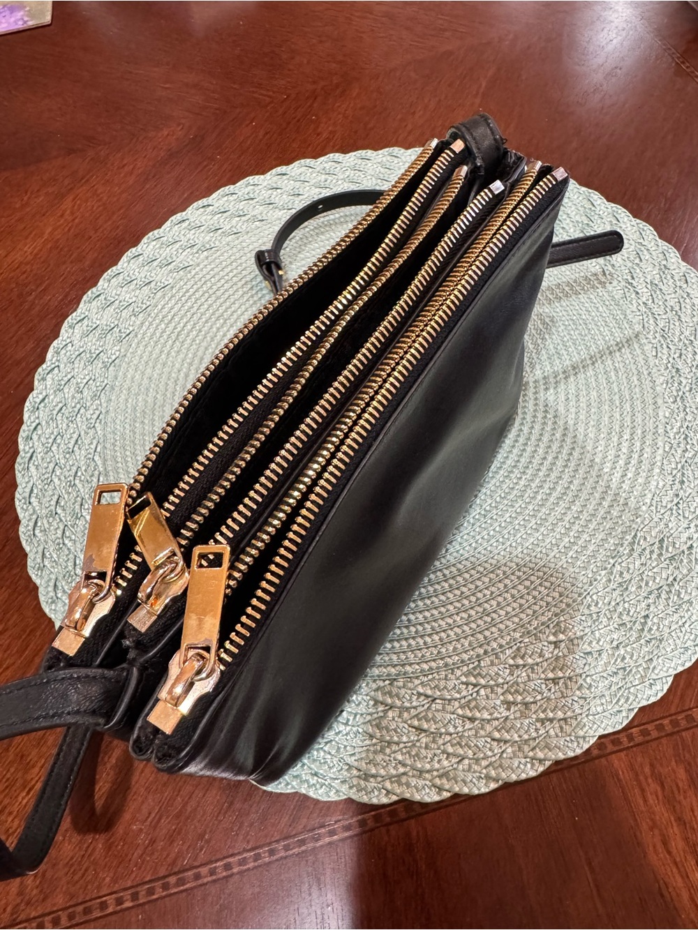 Celine Black Leather Trio Bag - Picture 6 of 8